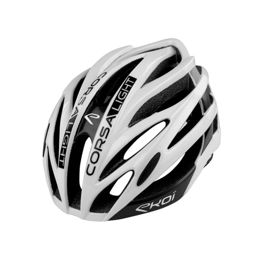 ヘルメット EKOI CORSA LIGHT ホワイト/ブラック 2023