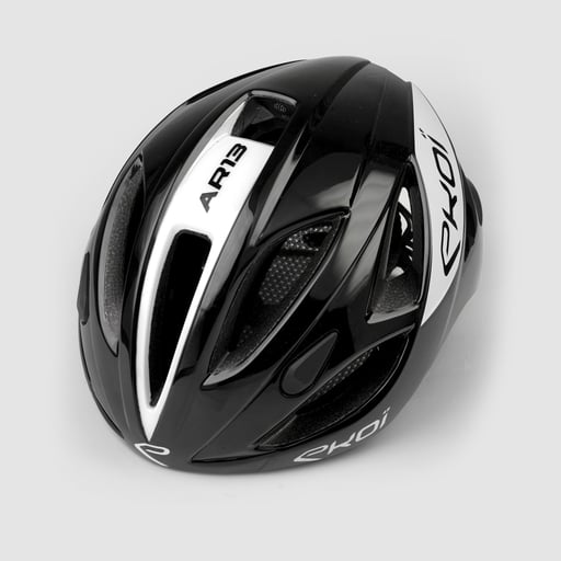 Helmet EKOI AR13 BLACK WHITE