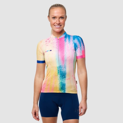 Shirt Dames EKOI Blurred multicolor