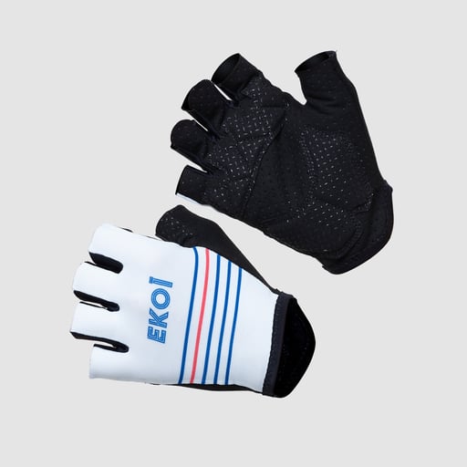 EKOI STRIPES Women's Gloves white