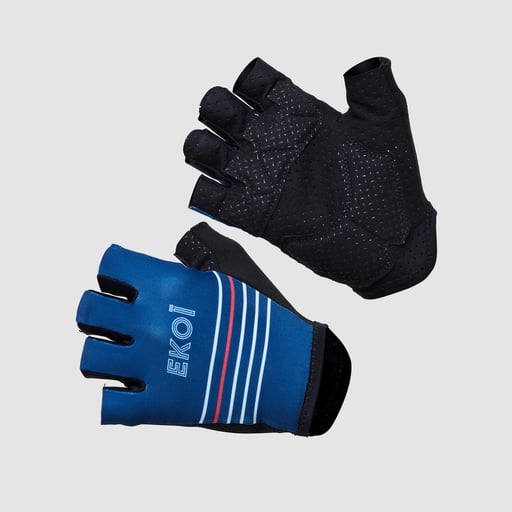 EKOI STRIPES Women's Gloves navy blue