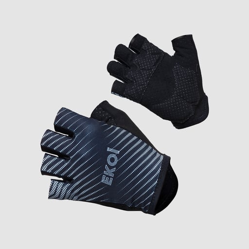 Ladies Gloves EKOI Linear Black