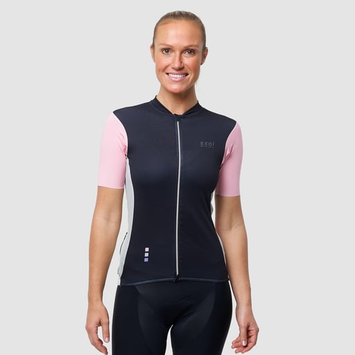 Maglia DONNA EKOI COLOR BLOCK NERA