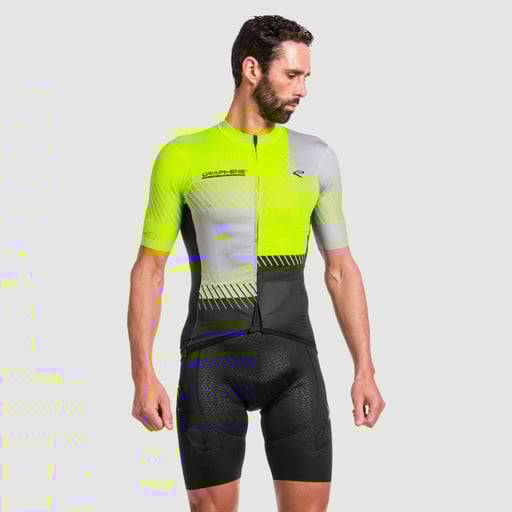 Combi EKOI GRAPHENE Color Block Fluo Geel Grijs 3D GEL PERF HEXA