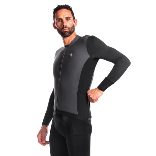 Trikot Winter Unisex EKOI GRAVEL CORDURA Grau