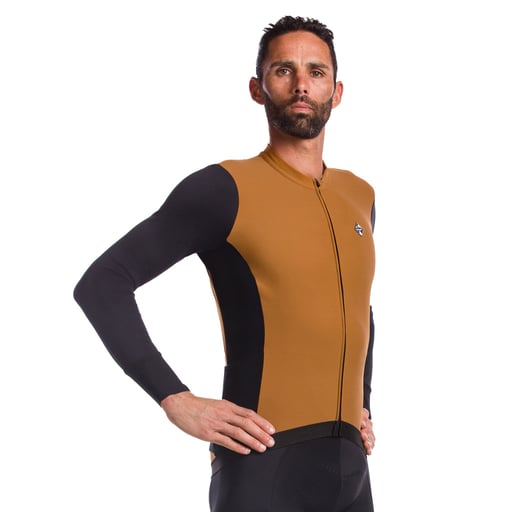 Trikot Winter Unisex GRAVEL CORDURA Karamell