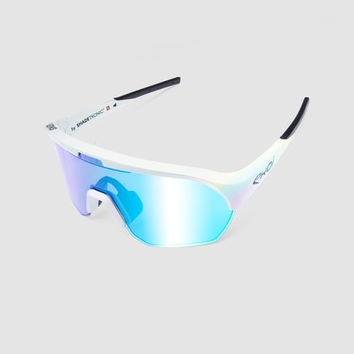 Elektronické brýle EKOI E-LENS Bílá Galaxy Revo sklo Modrá