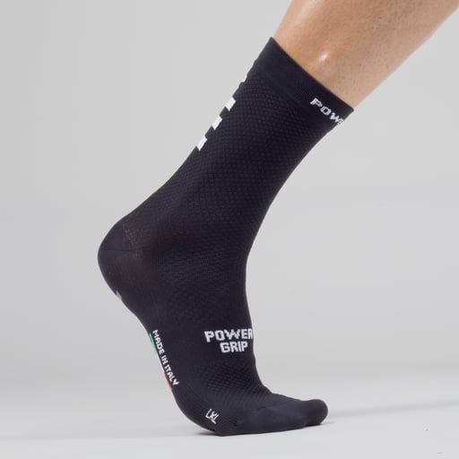EKOI Racing POWER GRIP Cycling Socks Black 18cm