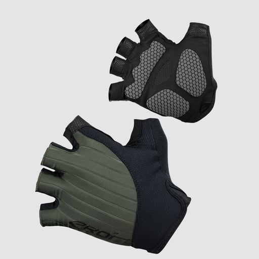 EKOI silicon concept cycling gloves Khaki