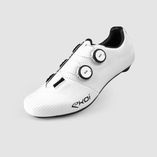 EKOI Racing C12 road cycling shoes White