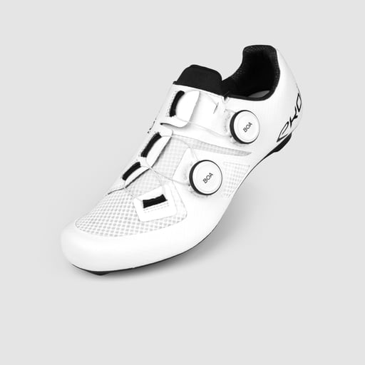 Ekoï Perf R4 EVO LIGHT road cycling shoes White