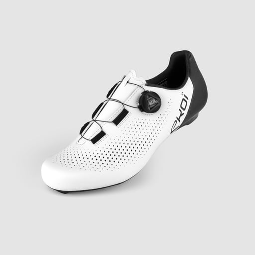 S4 Black and white cycling shoes