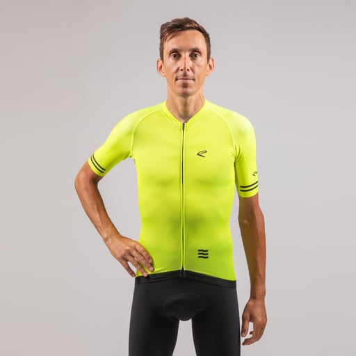 Maillot EKOI Racing GRAPHENE TECHNOLOGY Jaune Fluo