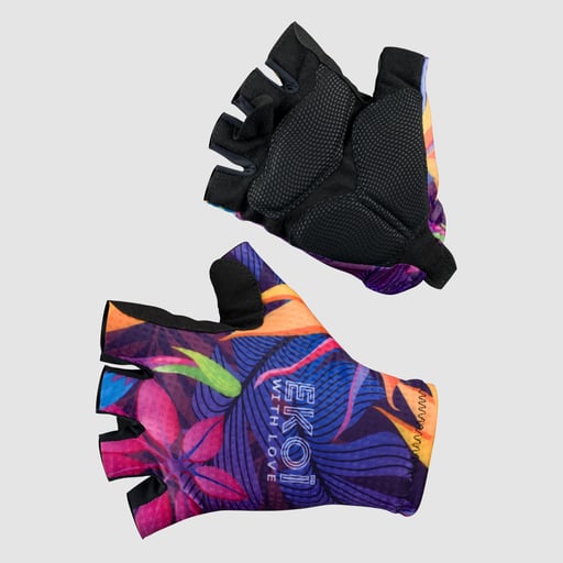 EKOI Women's  Cycling Gloves JUNGLE