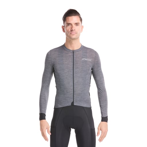 Langarmtrikot EKOI Perf EXPLORE Grau