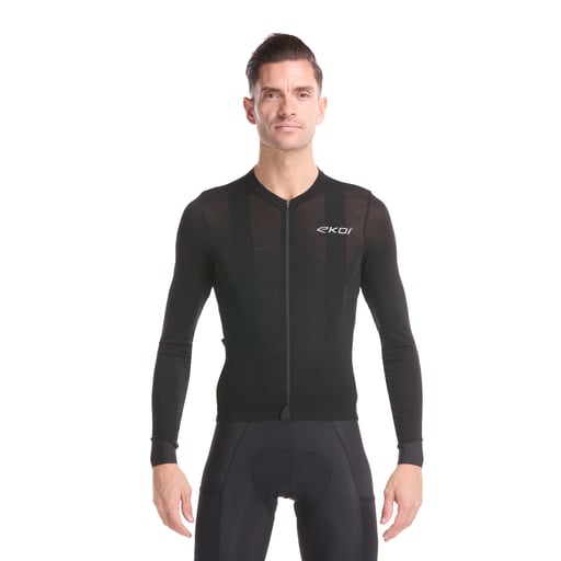 Jersey de manga larga EKOI Perf EXPLORE Negro