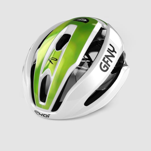 EKOI CRYSTAL LTD GFNY ヘルメット ホワイト