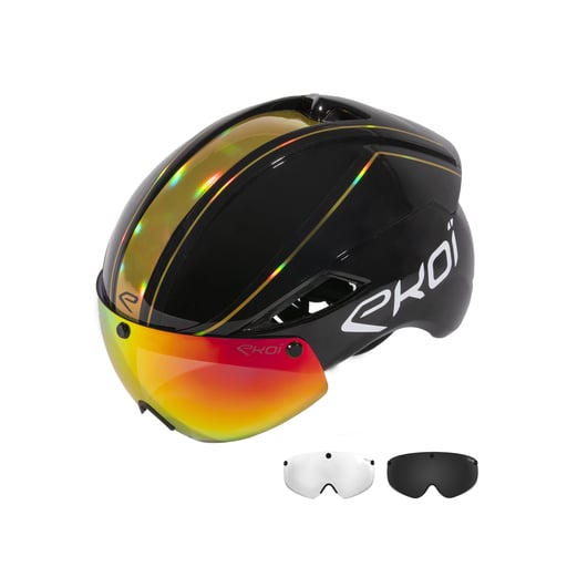 EKOI Perf AERO16 LTD Gold Helmet