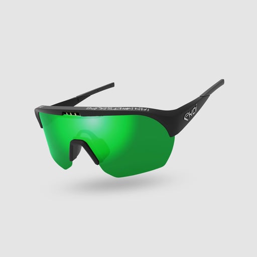 EKOI Electronic Sunglasses E-LENS Black  Revo Green