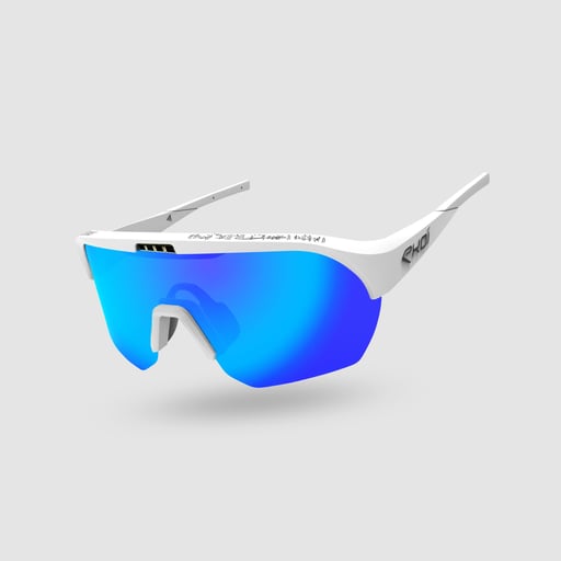 EKOI  Electronic Sunglasses E-LENS White Revo blue