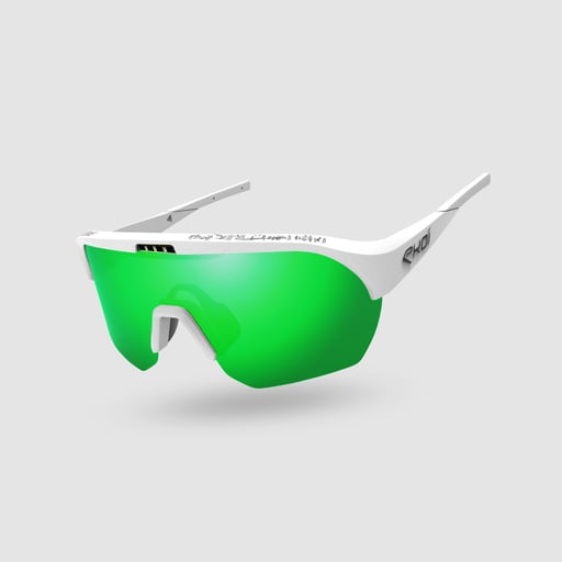 Okulary elektroniczne EKOI E-LENS Białe Revo Zielone