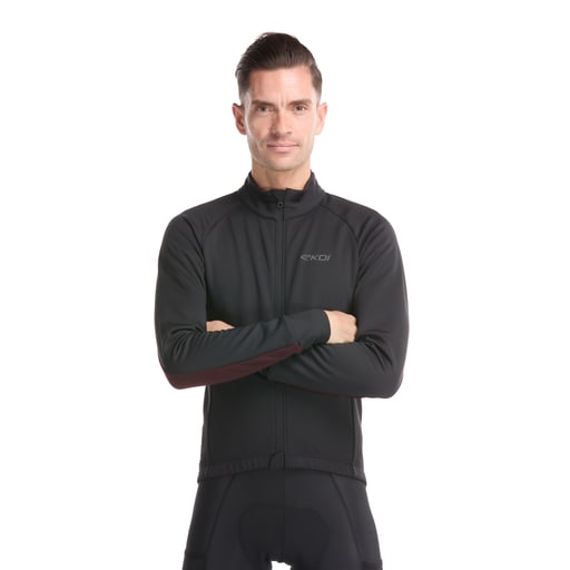 EKOI Thermal Jacket Perf EXPLORE Black Bordeaux