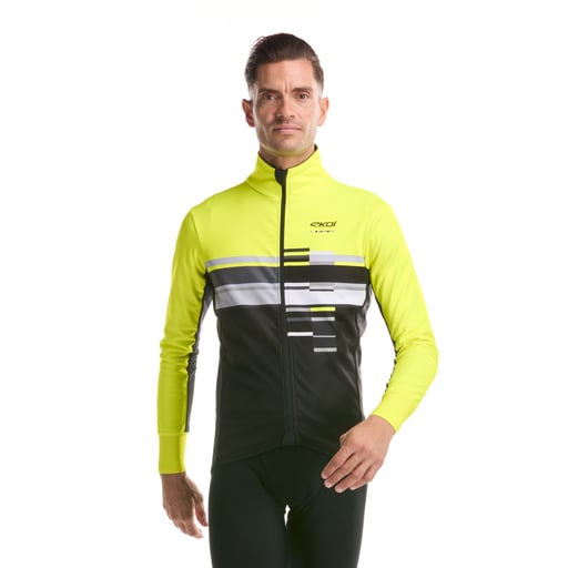 EKOI Perf CRITERIUM Fluorescent Yellow Thermal Jacket