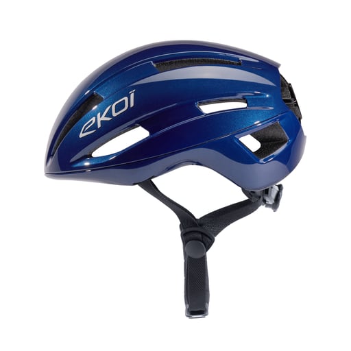 EKOI CORSA Blue Metal Helmet