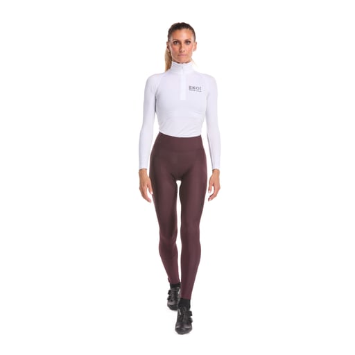 Culotte de mujer sin tirantes EKOI Perf Gel Power Burdeos