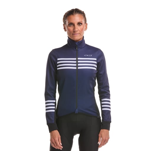 Women's thermal jacket EKOI Perf MARIN Blue