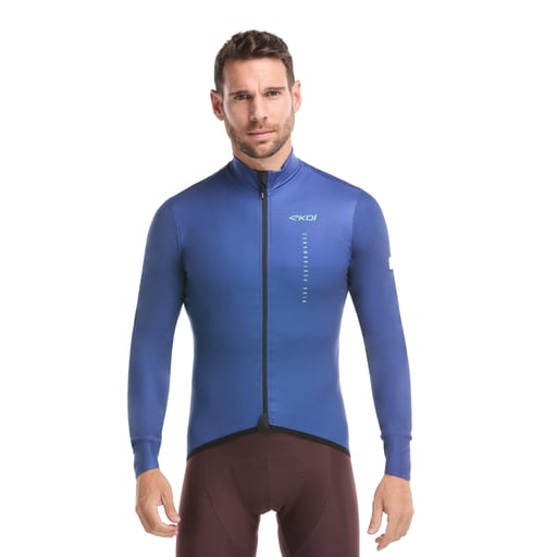 Langarmtrikot EKOI Perf CHALLENGER Marineblau