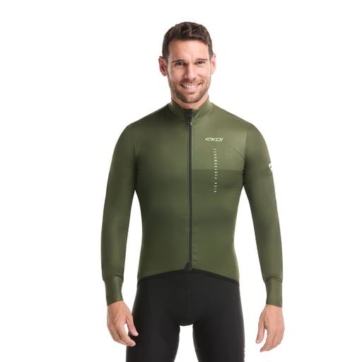 Langarmtrikot EKOI Perf CHALLENGER Kaki