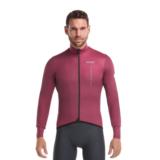 Langarmtrikot EKOI Perf CHALLENGER Bordeaux