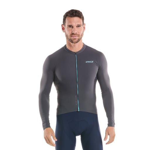 Langarmtrikot EKOI Racing SUPERSOFT Grau