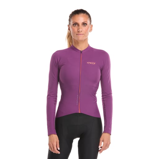 Damen Langarmtrikot EKOI Racing SUPERSOFT Violett