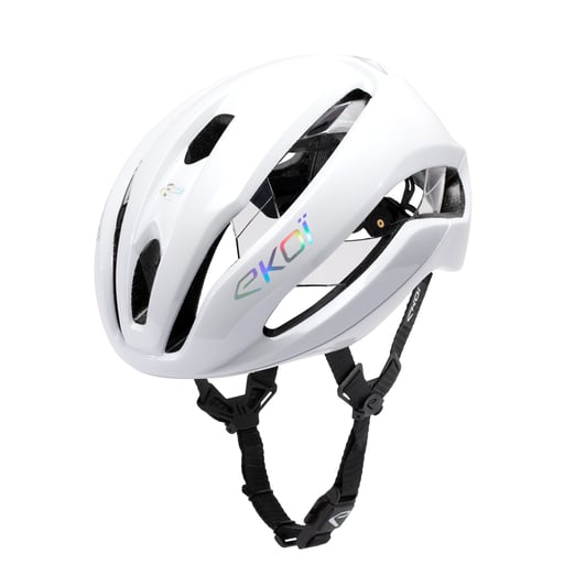 Casque EKOI Perf CRYSTAL Elegance Blanc Silver