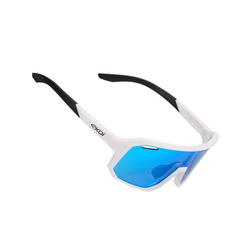 Lunettes enfants EKOI KIDS Blanches Revo Bleu