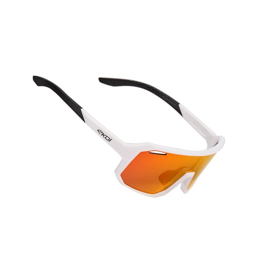 Lunettes enfants EKOI KIDS Blanches Revo Rouge