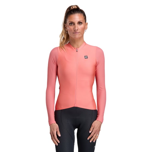 Damen-Zwischensaison-Trikot EKOI Perf PULSE Koralle