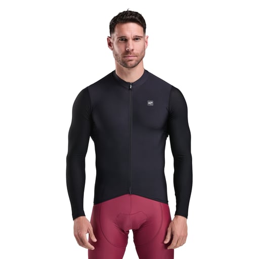 Halflang wielershirt EKOI Perf PULSE Zwart