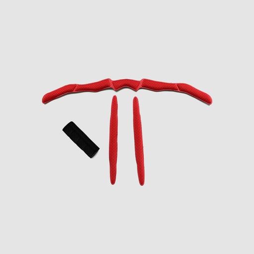 Replacement red (medium) foam padding for the EKOI CORSA LIGHT or CORSA EVO helmets