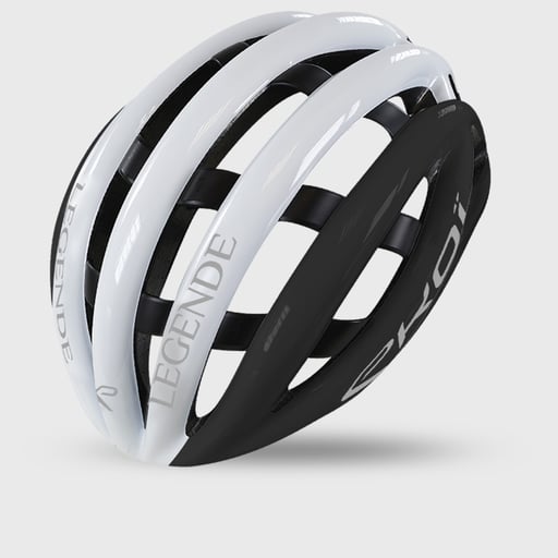 Casque EKOI LEGENDE Blanc Noir