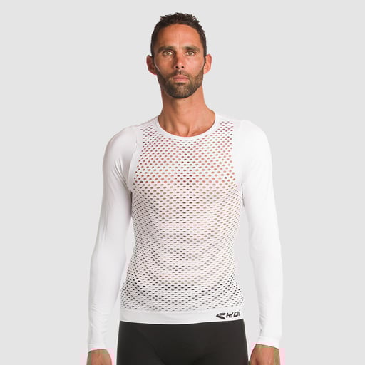 EKOI Thermal white mesh base layer