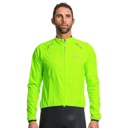 CHAQUETA CORTAVIENTOS EKOI AMARILLO FUOR