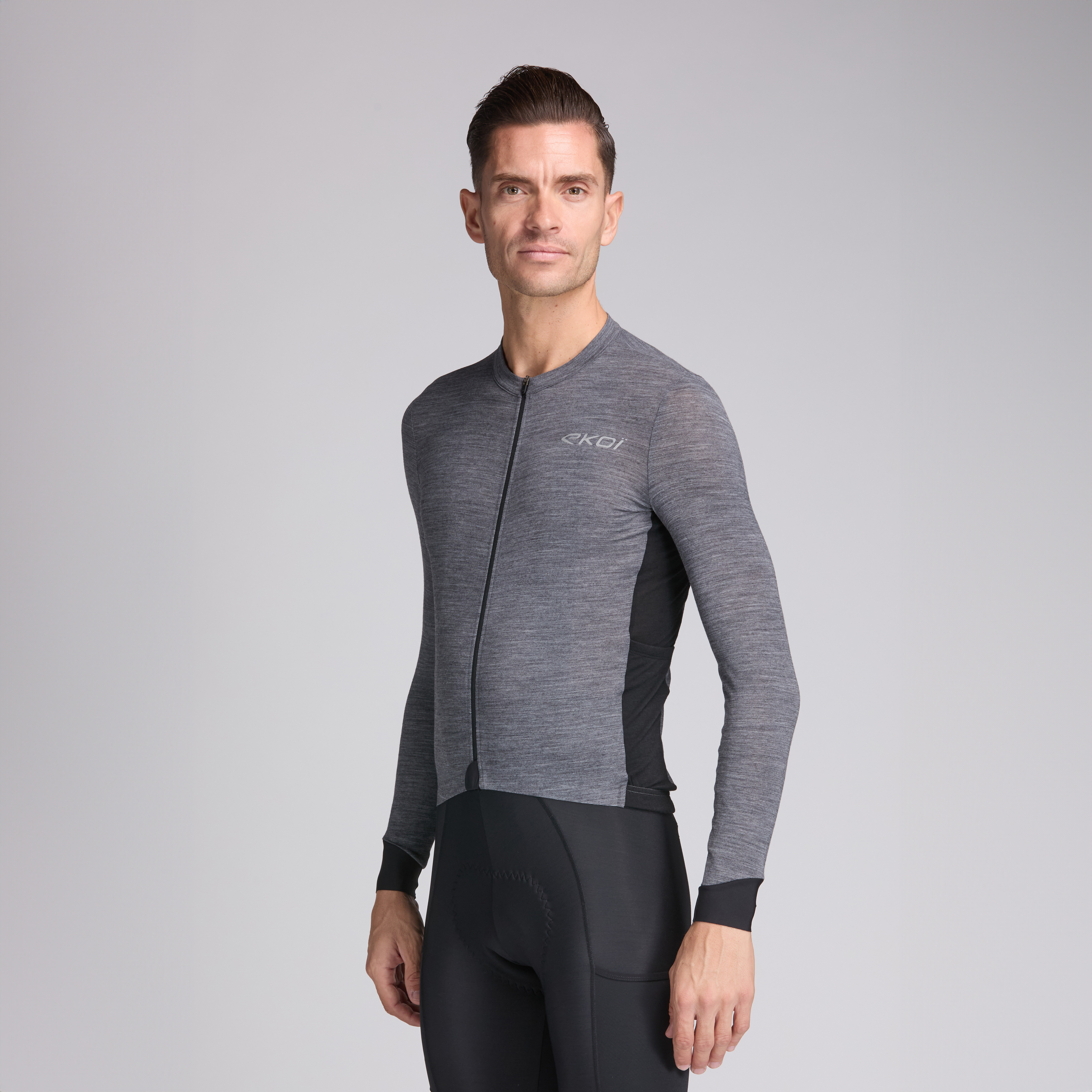 EKOI Perf EXPLORE Long Sleeve Jersey Grey EKOI
