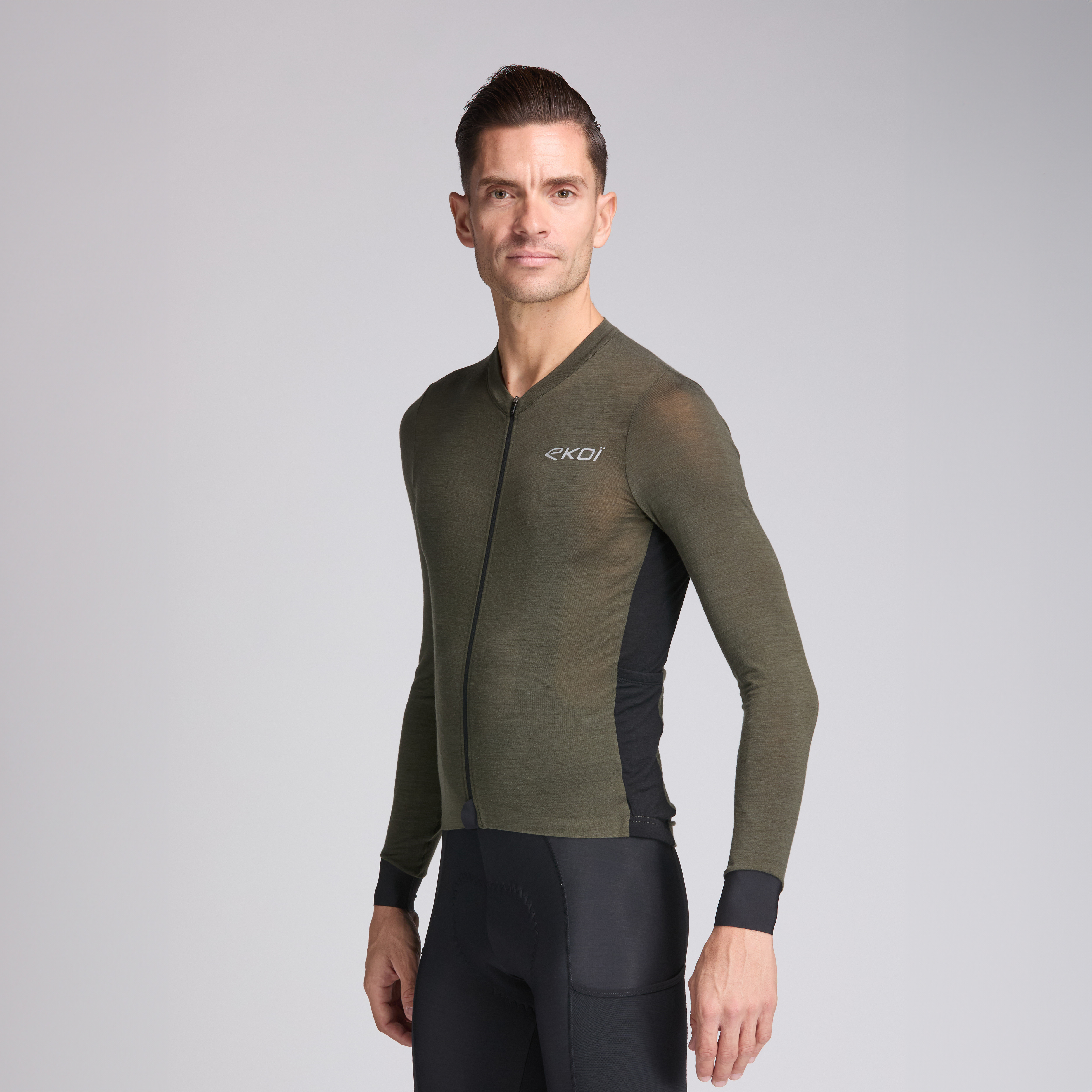 EKOI Perf EXPLORE Long Sleeve Jersey Khaki EKOI