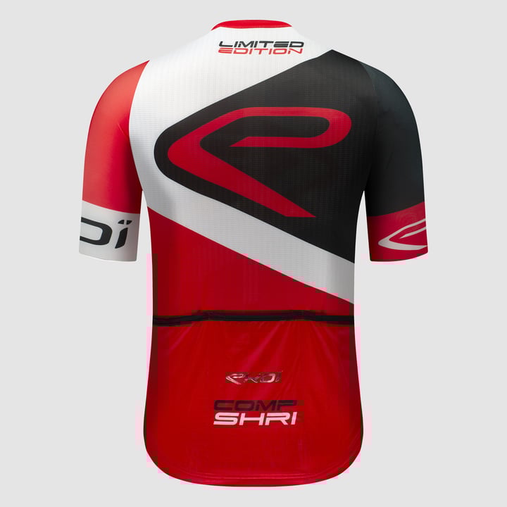 Maillot vélo EKOI SHR1 Rouge Blanc