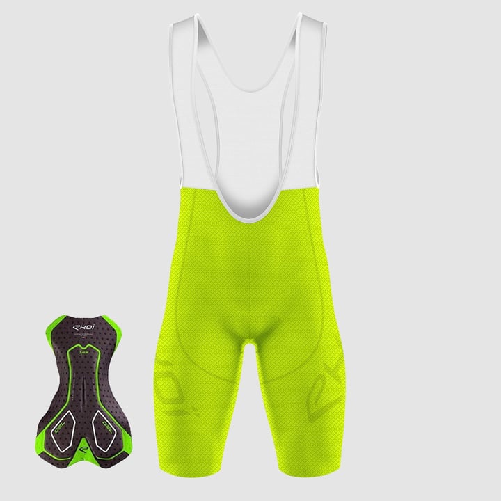 CUISSARD EKOI 3D GEL EVO JAUNE FLUO