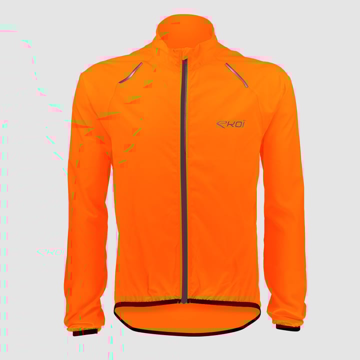 Veste velo Coupe-vent EKOI ULTRA LIGHT ORANGE FLUO