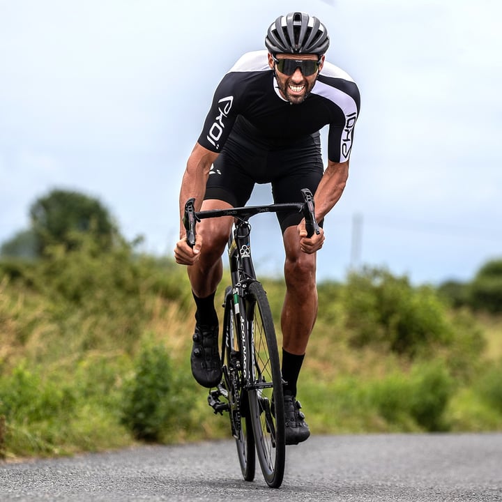 Maillot été EKOI ROAD Noir Blanc
